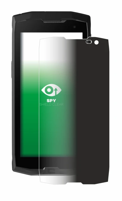 Image of the device Crosscall Core M4 with a wide variety of screen protectors.