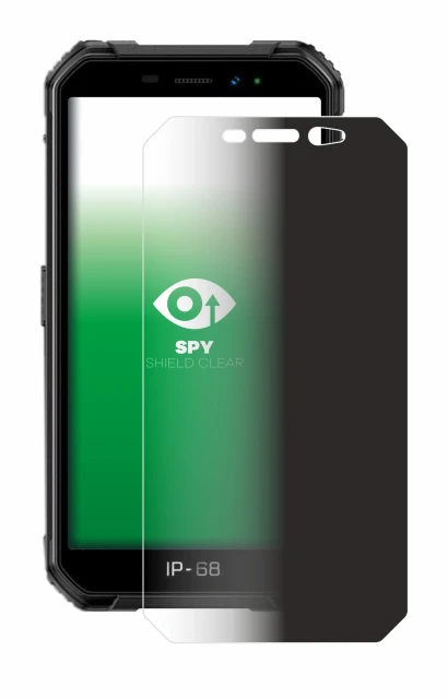 Image of the device Ulefone Armor X6 with a wide variety of screen protectors.