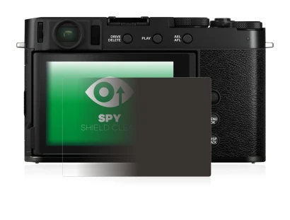 Image of the device Fujifilm X-E4 with a wide variety of screen protectors.