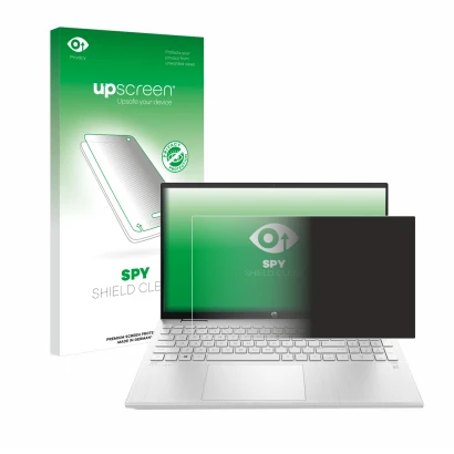 Front side of a product packaging with the brand logo upscreen. Next to it is the device HP ProBook 440 G8 shown with the corr