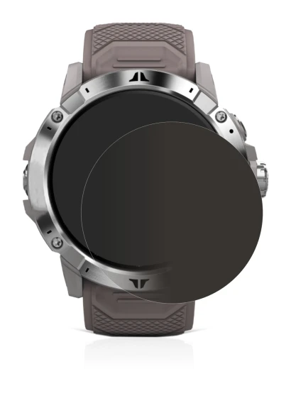 Image of the device Coros Vertix 2 with a wide variety of screen protectors.