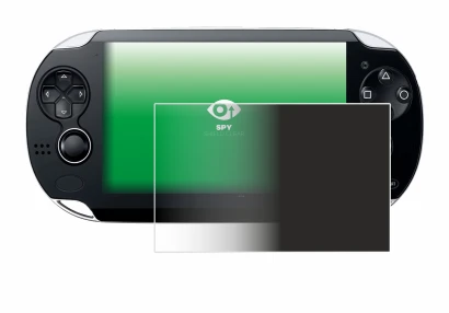 Image of the device Sony Playstation PS Vita with a wide variety of screen protectors.