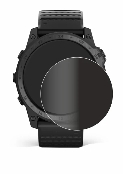 Image of the device Garmin Tactix 7 Pro with a wide variety of screen protectors.