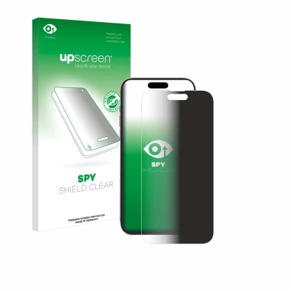 Front side of a product packaging with the brand logo upscreen. Next to it is the device Apple iPhone 14 Pro Max shown with th