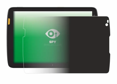 Image of the device Zebra ET45 8" with a wide variety of screen protectors.