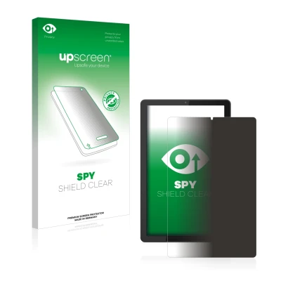 Front side of a product packaging with the brand logo upscreen. Next to it is the device Lenovo Tab M9 shown with the correspo