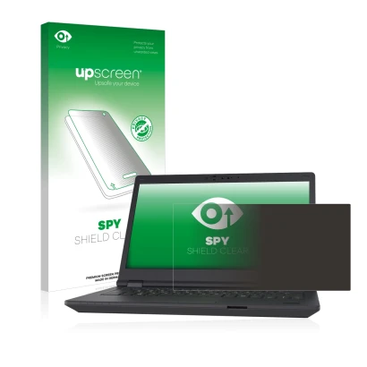 Front side of a product packaging with the brand logo upscreen. Next to it is the device Fujitsu Lifebook E5411 shown with the