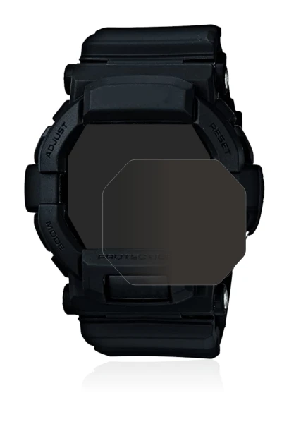 Image of the device Casio G-Shock GD350 with a wide variety of screen protectors.