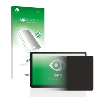 Front side of a product packaging with the brand logo upscreen. Next to it is the device Amazon Fire Max 11 shown with the cor