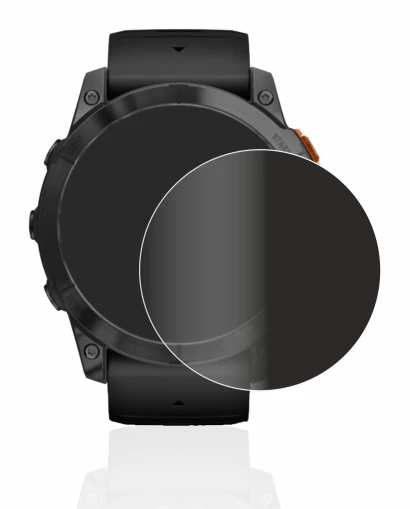 Image of the device Garmin Fenix 7X Pro Solar (51 mm) with a wide variety of screen protectors.