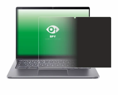 Image of the device Acer Chromebook Spin 714 with a wide variety of screen protectors.