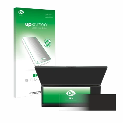 Front side of a product packaging with the brand logo upscreen. Next to it is the device ASUS ROG Zephyrus Duo 16 2023 (ONLY T