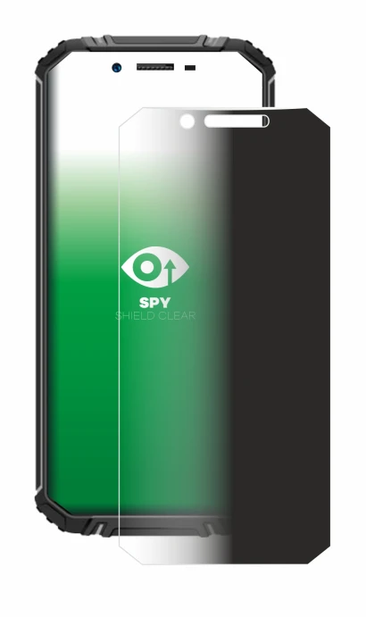 Image of the device Oukitel WP18 with a wide variety of screen protectors.