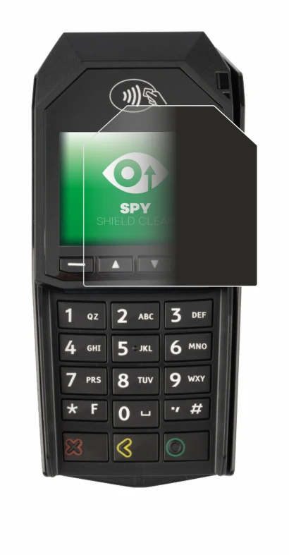 Image of the device ingenico Lane/3000 (non-touch) with a wide variety of screen protectors.