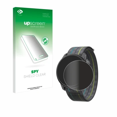 Front side of a product packaging with the brand logo upscreen. Next to it is the device Coros Pace 3 shown with the correspon