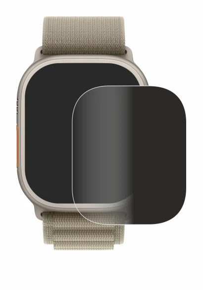 Image of the device Apple Watch Ultra 2 (49 mm) with a wide variety of screen protectors.