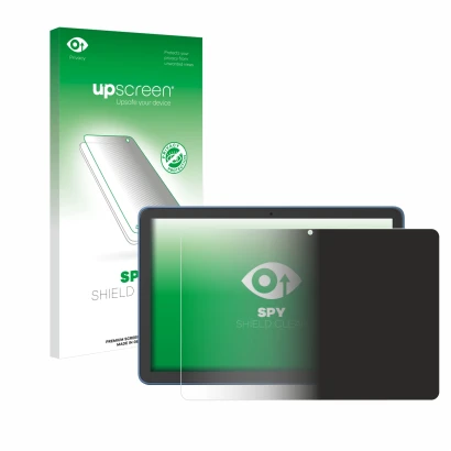 Front side of a product packaging with the brand logo upscreen. Next to it is the device Amazon Fire HD 10 2023 (13th. Gen.) s