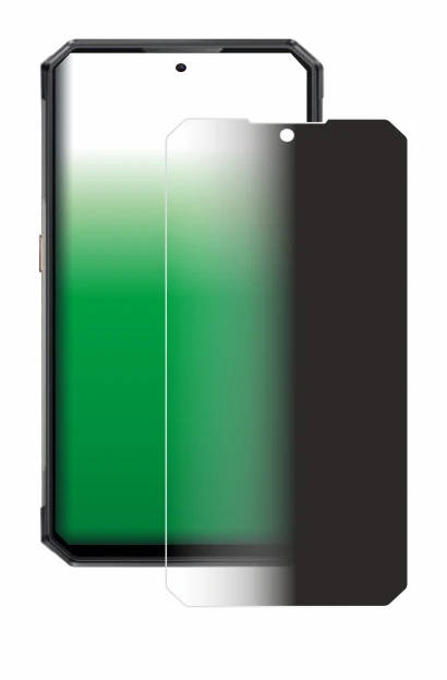 Image of the device Oukitel WP30 Pro with a wide variety of screen protectors.