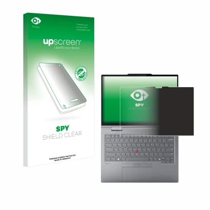 Front side of a product packaging with the brand logo upscreen. Next to it is the device Lenovo ThinkPad X1 2-in-1 Gen 9 14" s