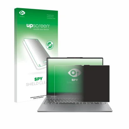 Front side of a product packaging with the brand logo upscreen. Next to it is the device Lenovo IdeaPad 5 2-in-1 Gen 9 16" sho