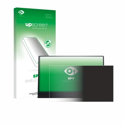 Front side of a product packaging with the brand logo upscreen. Next to it is the device Dell P1424H shown with the correspond