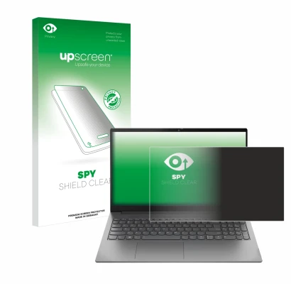 Front side of a product packaging with the brand logo upscreen. Next to it is the device Lenovo ThinkBook 15 Gen 4 shown with 