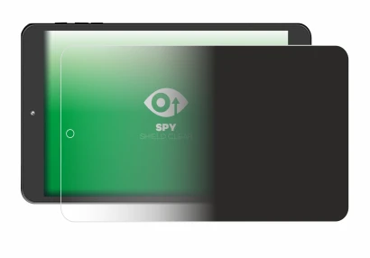 Image of the device SZTPS Tablet 8" with a wide variety of screen protectors.