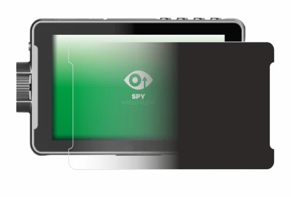 Image of the device Viltrox DC-550 Pro with a wide variety of screen protectors.