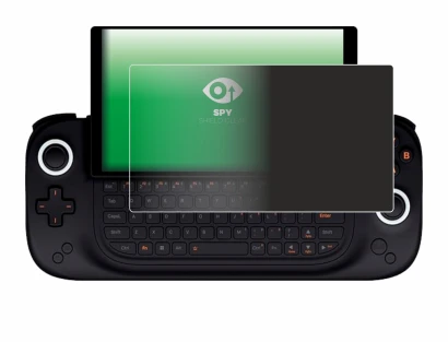 Image of the device Ayaneo Slide with a wide variety of screen protectors.