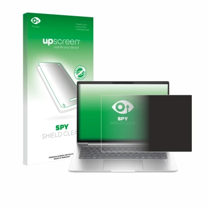 Front side of a product packaging with the brand logo upscreen. Next to it is the device HP ProBook 440 G11 shown with the cor