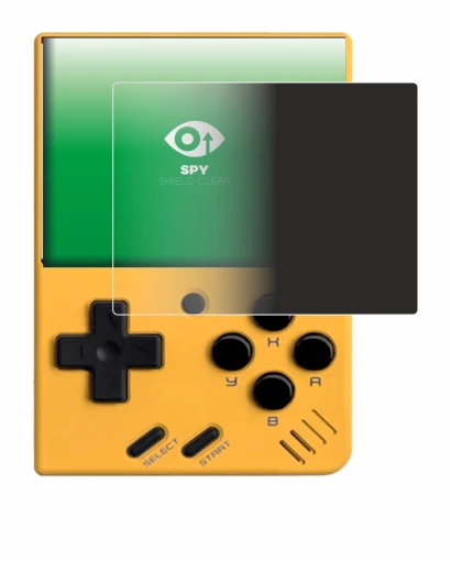 Image of the device Miyoo Mini V4 with a wide variety of screen protectors.