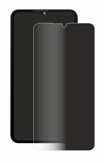 Image of the device Cubot A10 with a wide variety of screen protectors.