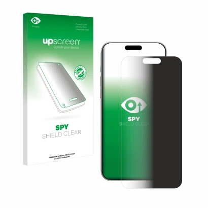 Front side of a product packaging with the brand logo upscreen. Next to it is the device Apple iPhone 16 Pro shown with the co