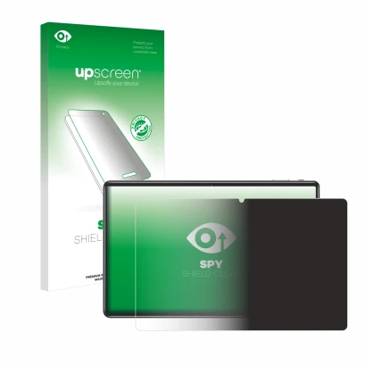 Front side of a product packaging with the brand logo upscreen. Next to it is the device Facetel Q7 11" shown with the corresp