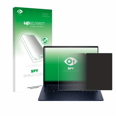 Front side of a product packaging with the brand logo upscreen. Next to it is the device HP EliteBook Ultra 14 G1q shown with 