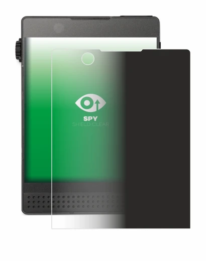 Image of the device Light Phone 3 with a wide variety of screen protectors.
