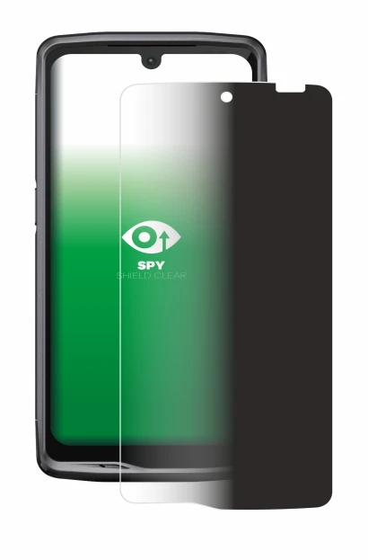 Image of the device Crosscall Stellar M6 with a wide variety of screen protectors.