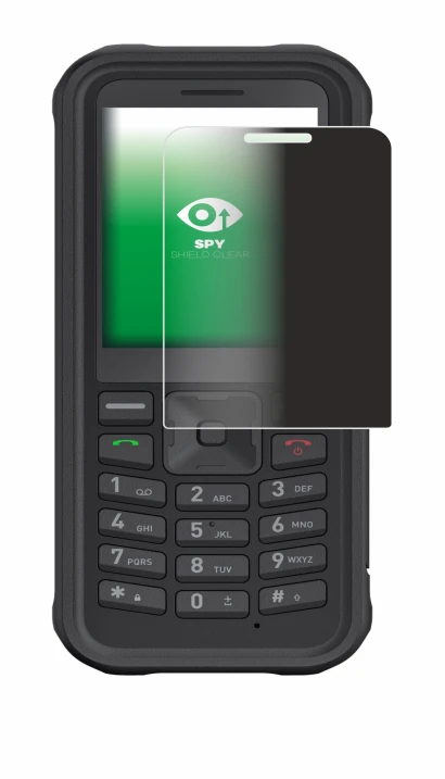Image of the device Sonim XP100 with a wide variety of screen protectors.