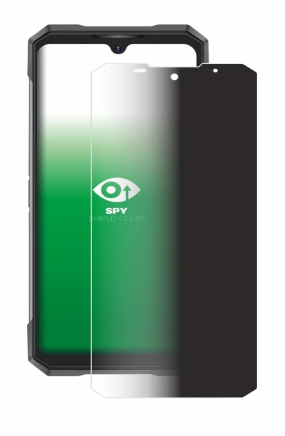 Image of the device Doogee S200X with a wide variety of screen protectors.