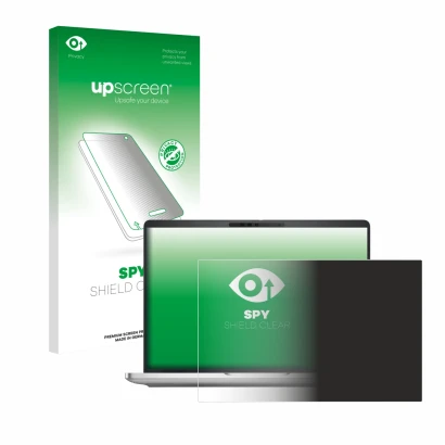 Front side of a product packaging with the brand logo upscreen. Next to it is the device Dell Pro 13 Plus Laptop shown with th