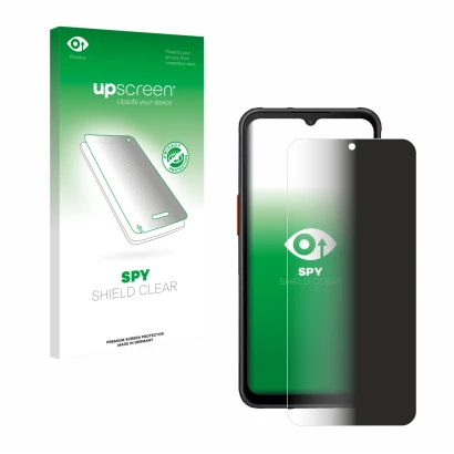 Front side of a product packaging with the brand logo upscreen. Next to it is the device Samsung Galaxy XCover 7 Pro shown wit