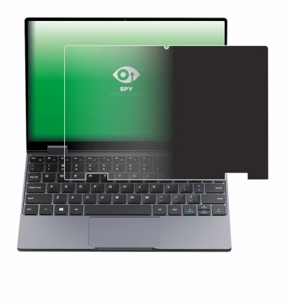 Image of the device Chuwi MiniBook X N150 with a wide variety of screen protectors.