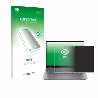 Front side of a product packaging with the brand logo upscreen. Next to it is the device HP OmniBook X Flip 14 shown with the 