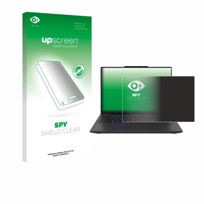 Front side of a product packaging with the brand logo upscreen. Next to it is the device Lenovo ThinkPad X13 Gen 6 shown with 