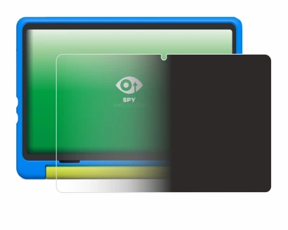 Image of the device Happybe Kids Tablet 10" with a wide variety of screen protectors.