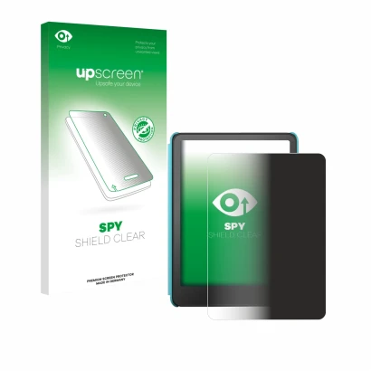 Front side of a product packaging with the brand logo upscreen. Next to it is the device Amazon Kindle Colorsoft Kids shown wi