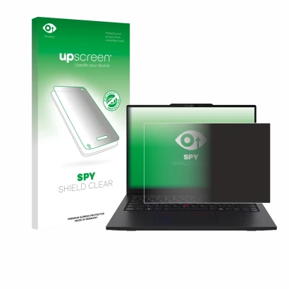 Front side of a product packaging with the brand logo upscreen. Next to it is the device Lenovo ThinkPad L13 Gen 6 shown with 