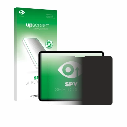 Front side of a product packaging with the brand logo upscreen. Next to it is the device Apple iPad Pro 13" 2025 (Landscape) s