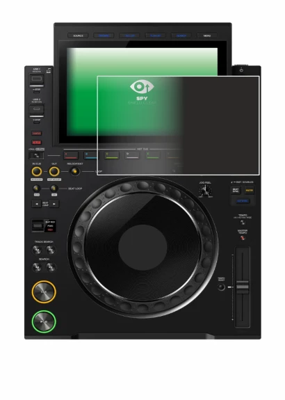 Image of the device Pioneer CDJ 3000X with a wide variety of screen protectors.