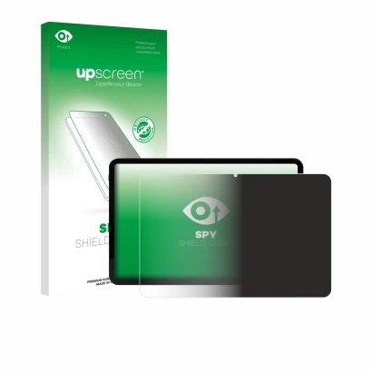 Front side of a product packaging with the brand logo upscreen. Next to it is the device Volla Tablet 12.3" shown with the cor